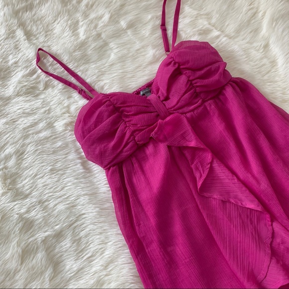 Charlotte Russe chiffon tank top - Picture 3 of 4